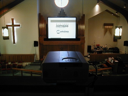 church projector	